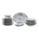 Service of 28 pieces Bernardaud Limoges porcelain with floral decoration from the 1920s to 1950s.