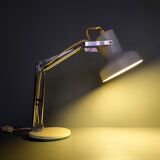 Articulated metal desk lamp from the 1950s/1960s