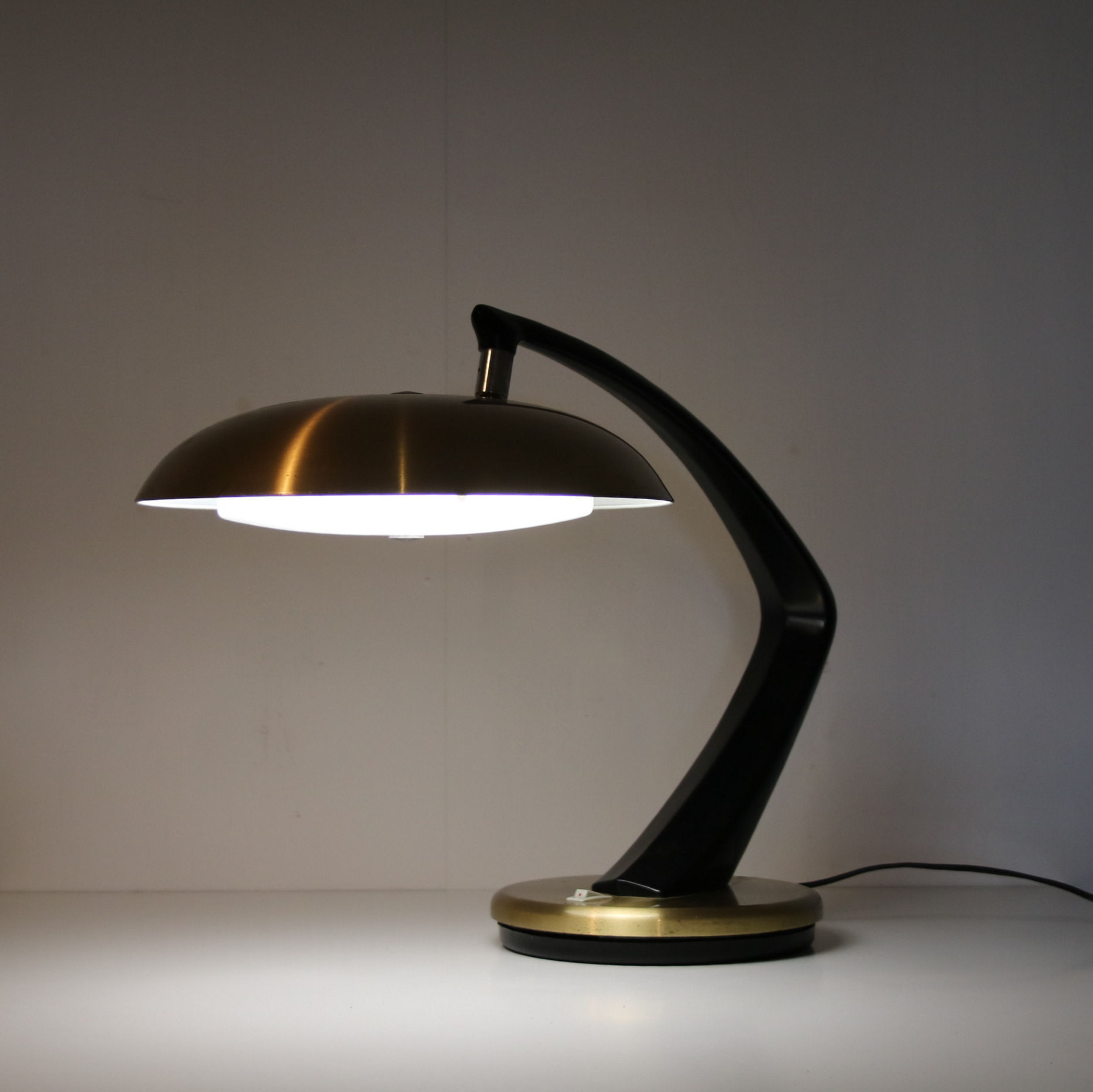1960s “Boomerang” desk lamp by Fase, Spain