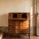 Wooden Desk with 5 Drawers