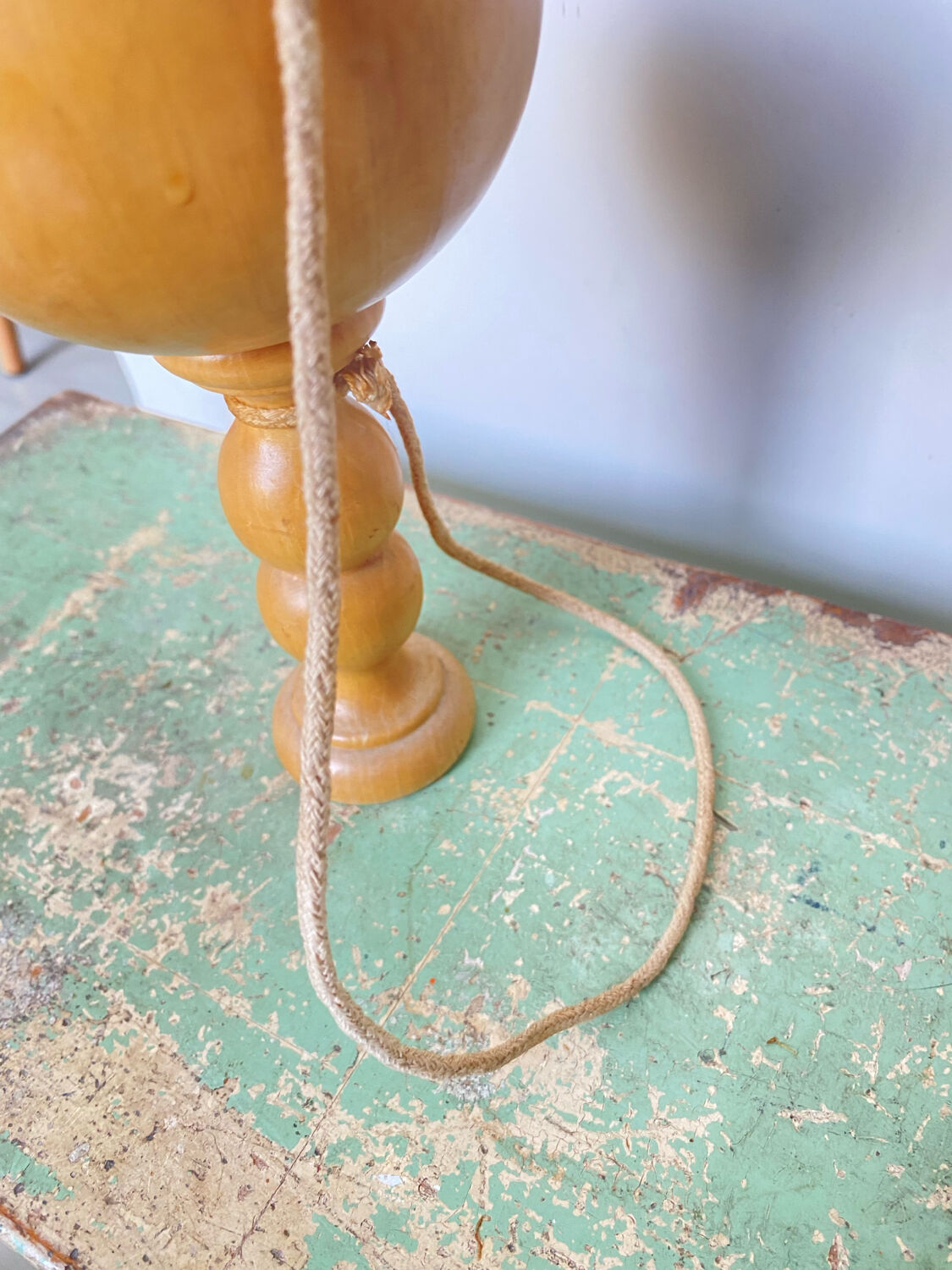 Antique cup-and-ball toy