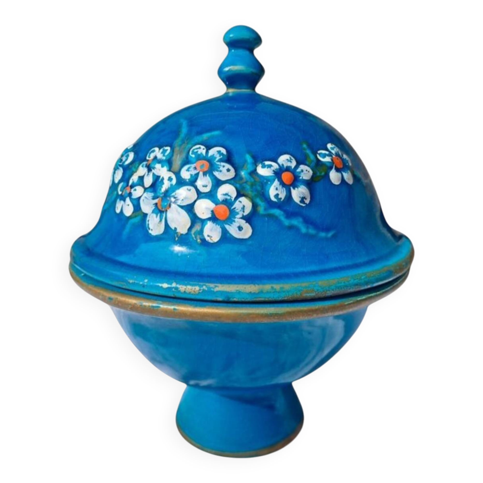 "Comacchio M" ceramic sugar bowl / pot