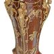 Pair of important Louis XV style pedestals