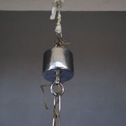 Chandelier design 1970 steel chrome