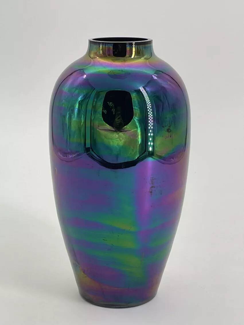 Vintage mercury ceramic vase