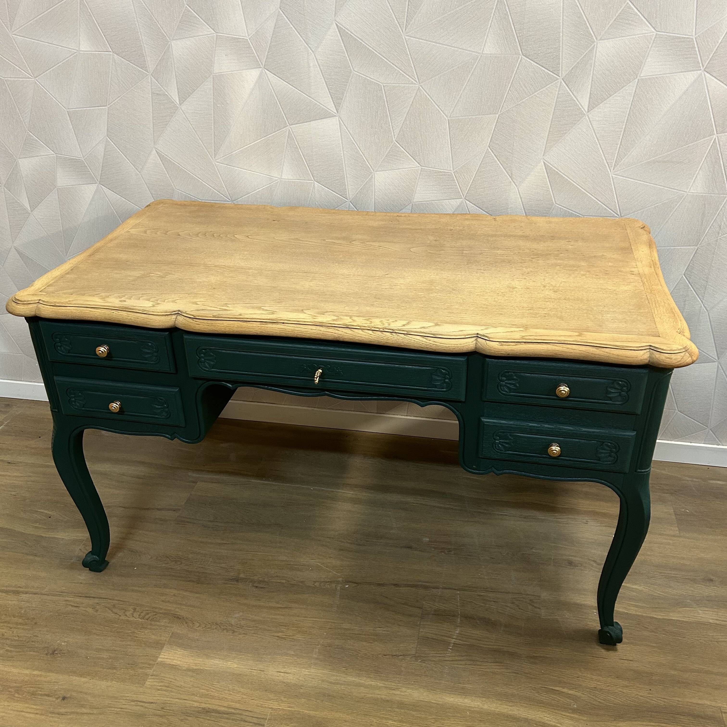 Bureau style louis XV vintage relooké
