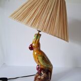 Zoomorphic ceramic lamp