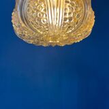 30s flush mount glass ceiling lamp