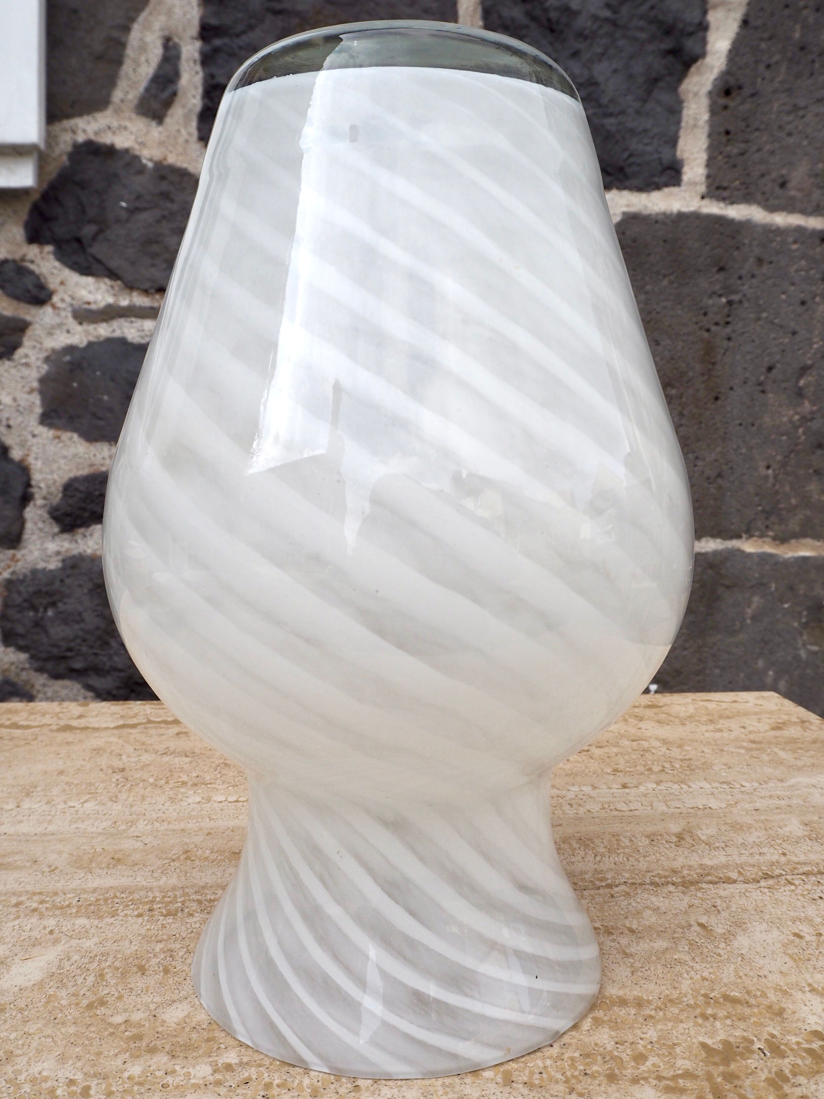 Murano-style glass vase