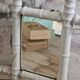 Antique mirror - Shabby bamboo mirror