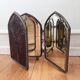 Art Deco tri-fold boudoir vanity mirror, English, 1920s