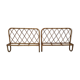 Rattan head and footboard from the 60s/70s