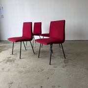 Set of 4 designer chairs model CM 145 by Pierre Paulin