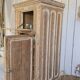 Vintage wooden glacier