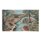 Vintage River Scene Oil Painting