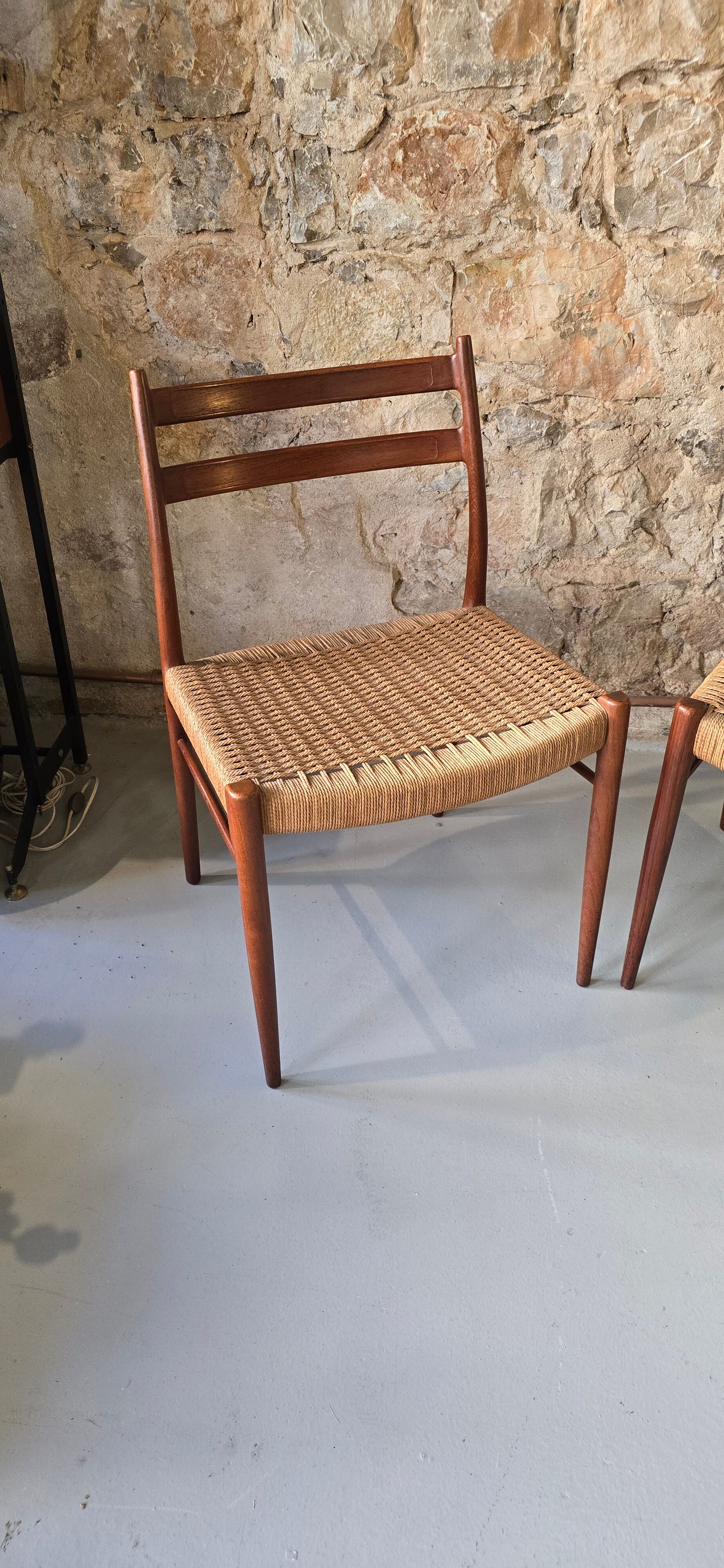 Arne Wahl Iversen - Pair of chairs GS-70 Ed. Glyngore Stolefabrik 1960 DK