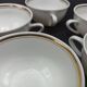 5 tasses à thé Rheinpfalz Hartporzellan