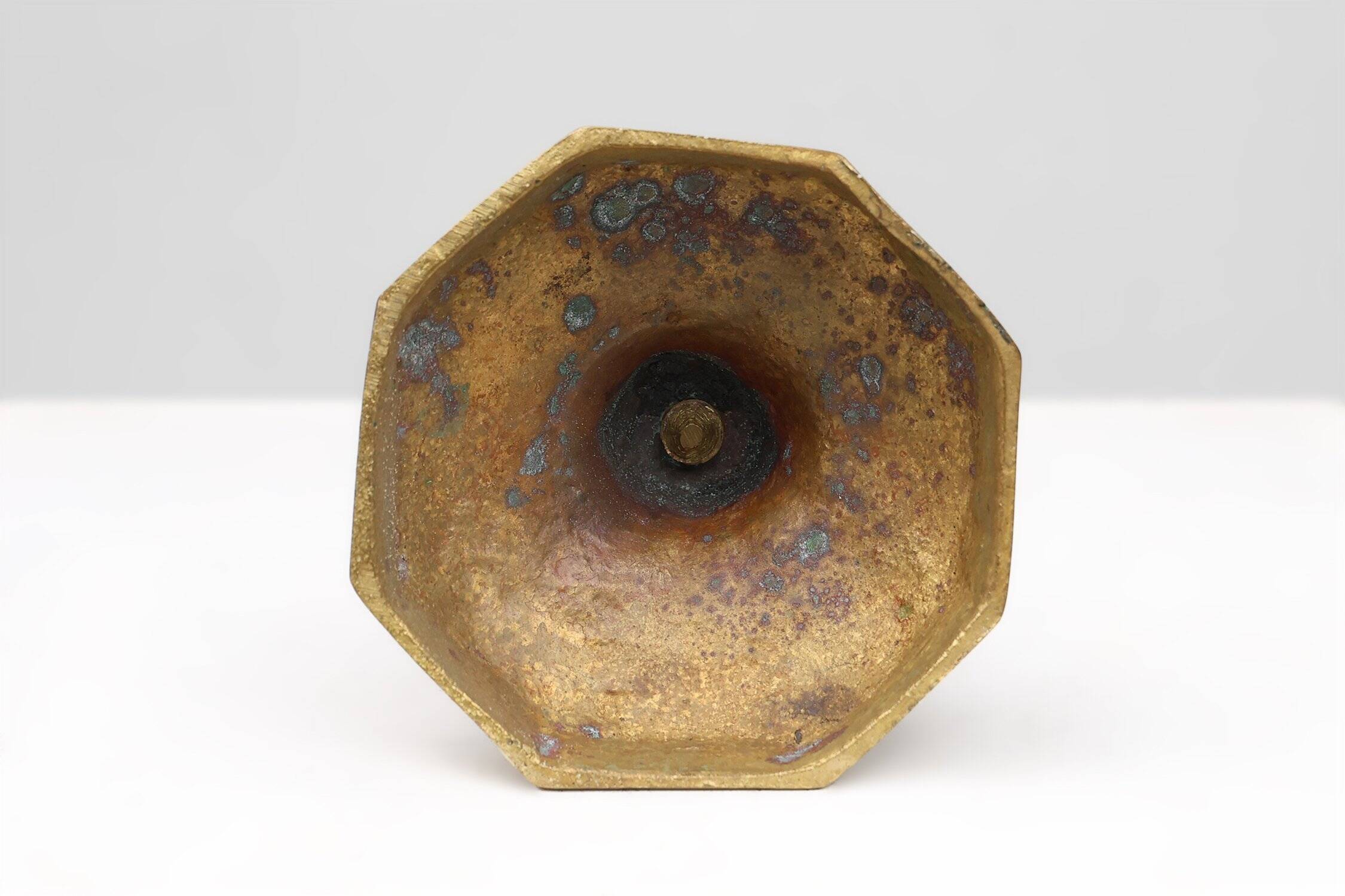 Antique French Candlestick in Bronze, 1890s