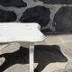 Wooden footboard wabi sabi
