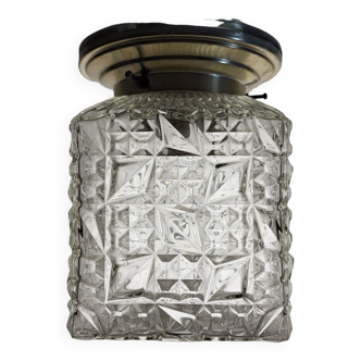 Vintage 50 Glass Ceiling Light