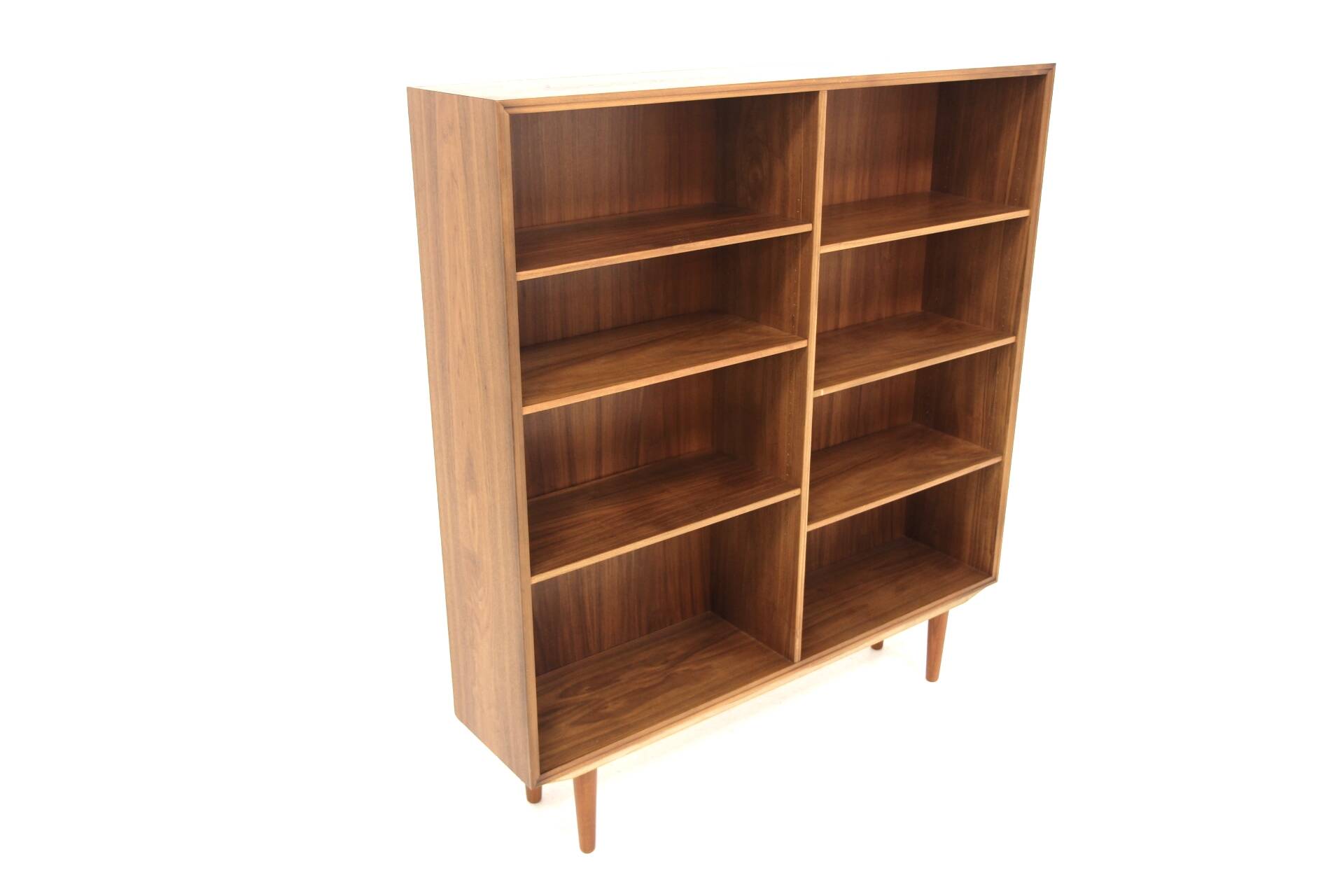 Scandinavian walnut bookcase, Sweden, 1960