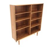 Scandinavian walnut bookcase, Sweden, 1960