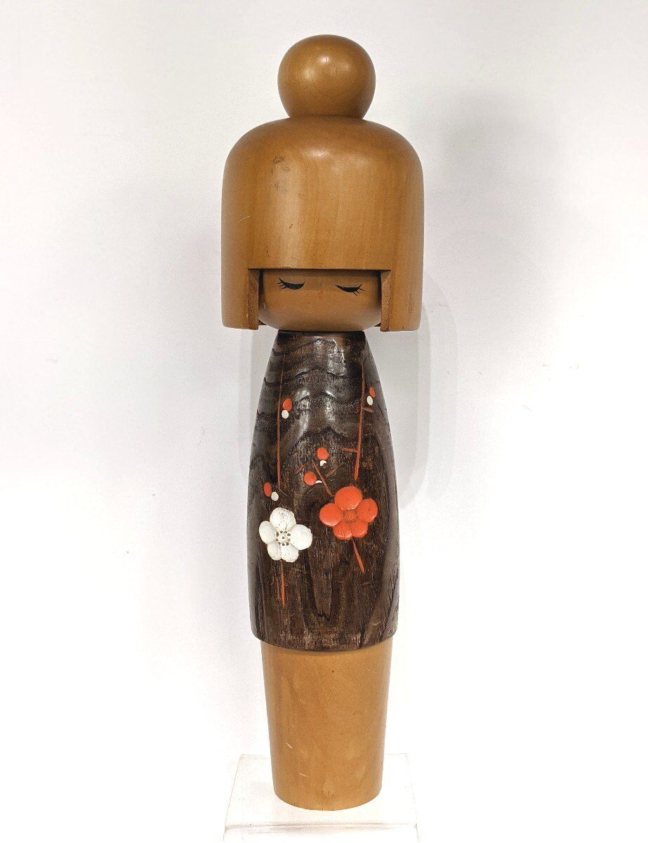 Awakening of Love - Kokeshi Doll - Master Okamoto usaburo - circa 1970 Japan
