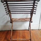 Old garden armchair Arras. 1890