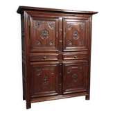 Louis XIII period four-door buffet in solid oak
