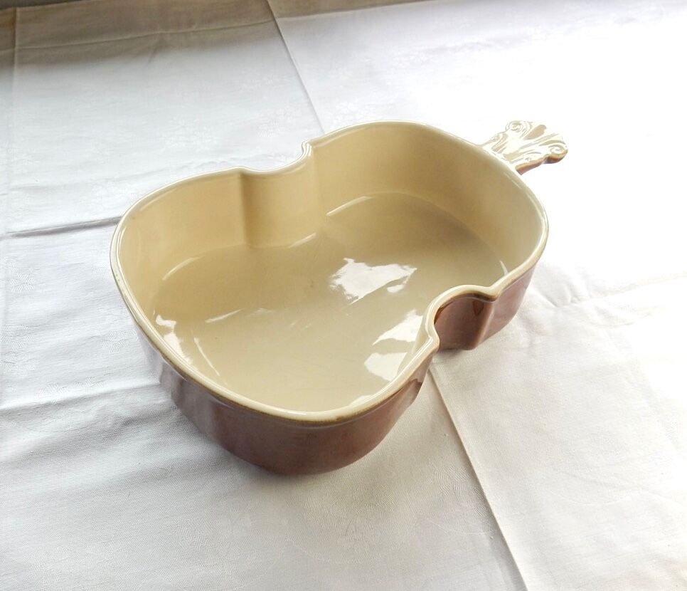 Terrine dish in the shape of a violin or double bass