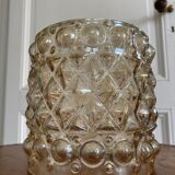 Amber glass swing vintage shade