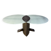 Postmodern dining table by Belgochrom, 1980s
