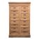 Armoire de notaire en chêne brut massif, 1920