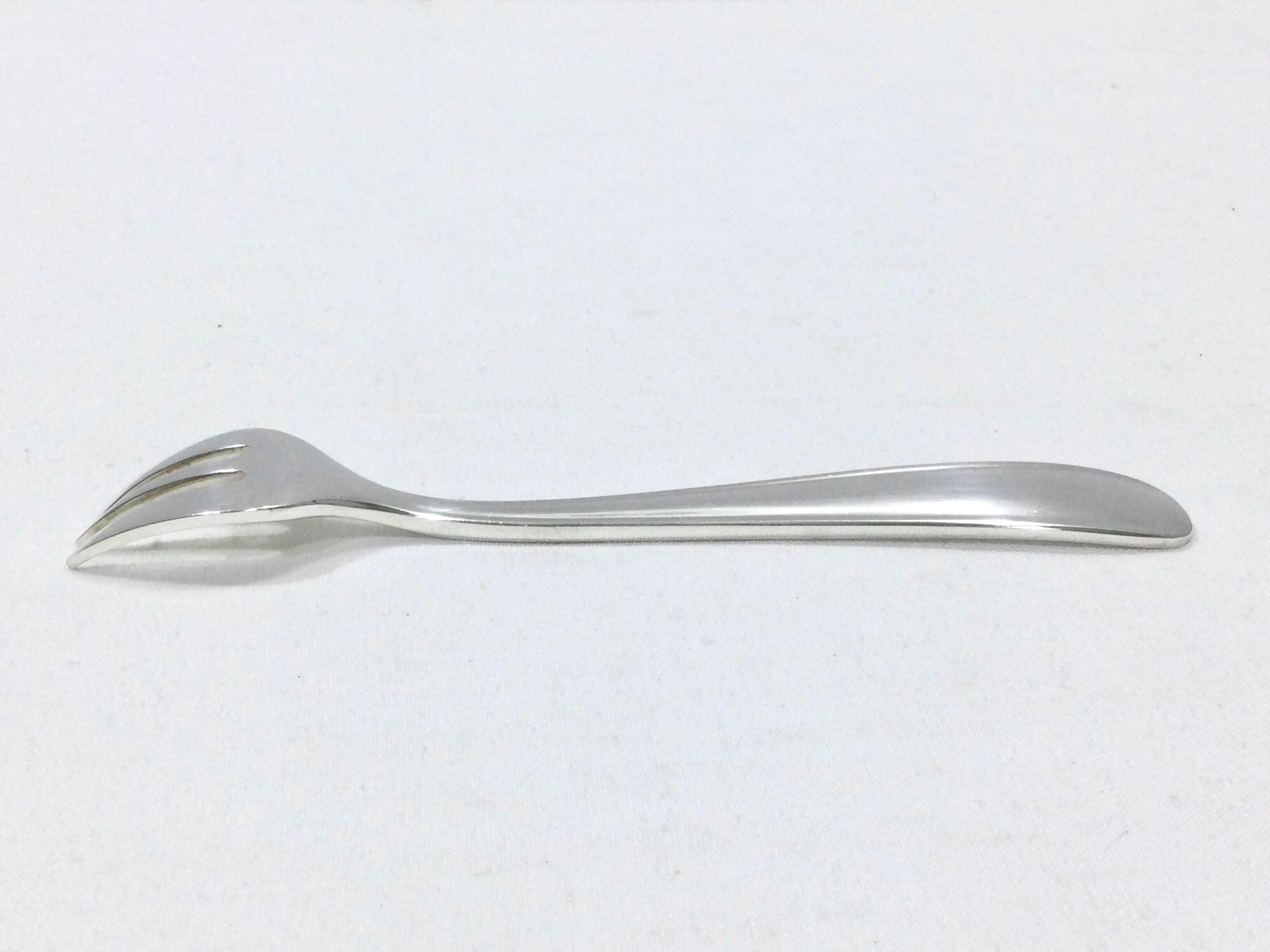 12 dax oyster forks Christofle