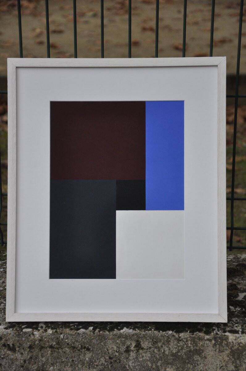 Aurélie Nemours geometric composition circa 1980