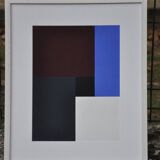 Aurélie Nemours geometric composition circa 1980