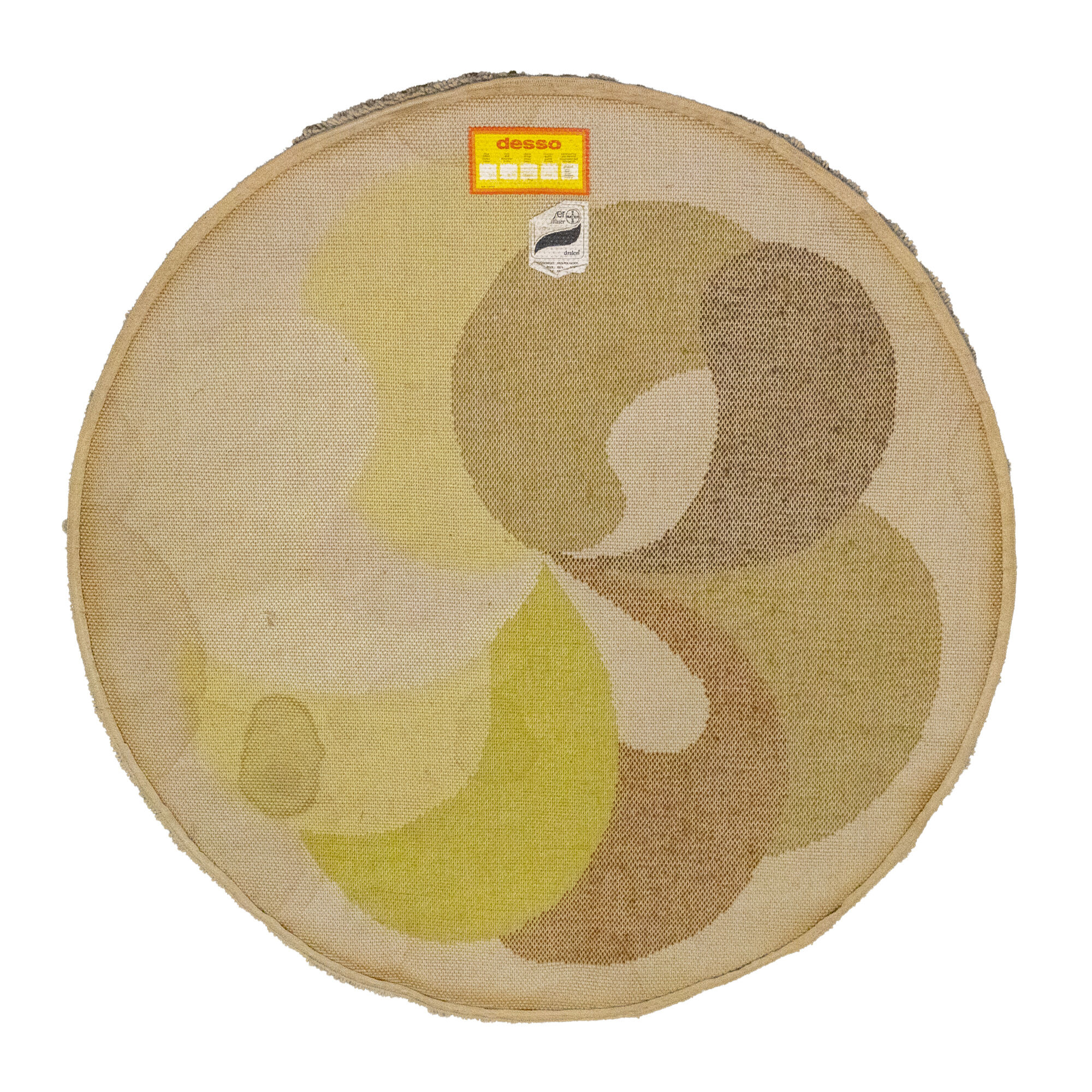 Tapis Desso rond 'Flower' vert