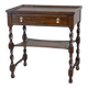 Oak Side Table in Dark Brown, 1930s