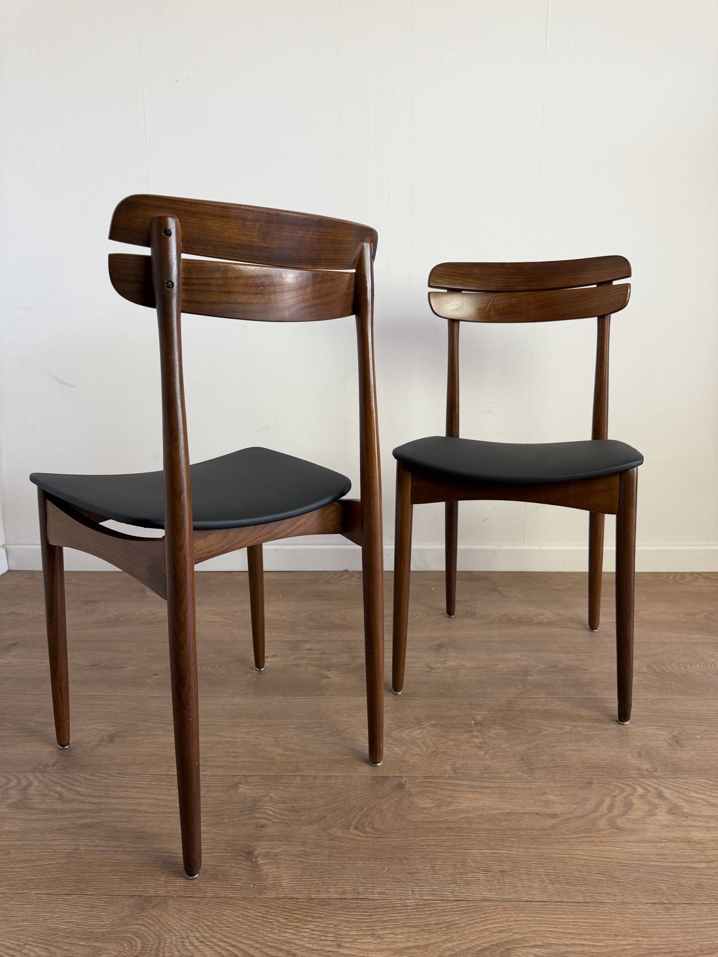 Set of 6 Scandinavian teak chairs – 1960s