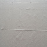 Drap ancien en lin brodé main