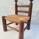 Paire de chaises basses style Dudouyt