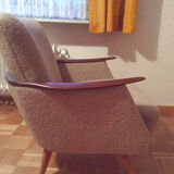 Set arc + 2 chairs 50s 60s Danish sofa good condition