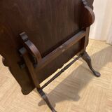 Antique fire screen convertible table