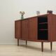 Buffet haut en teck, design danois, années 1960, production : Omann Jun