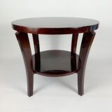 Glazed wooden coffee table in Art Deco style