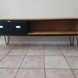 Industrial style TV stand