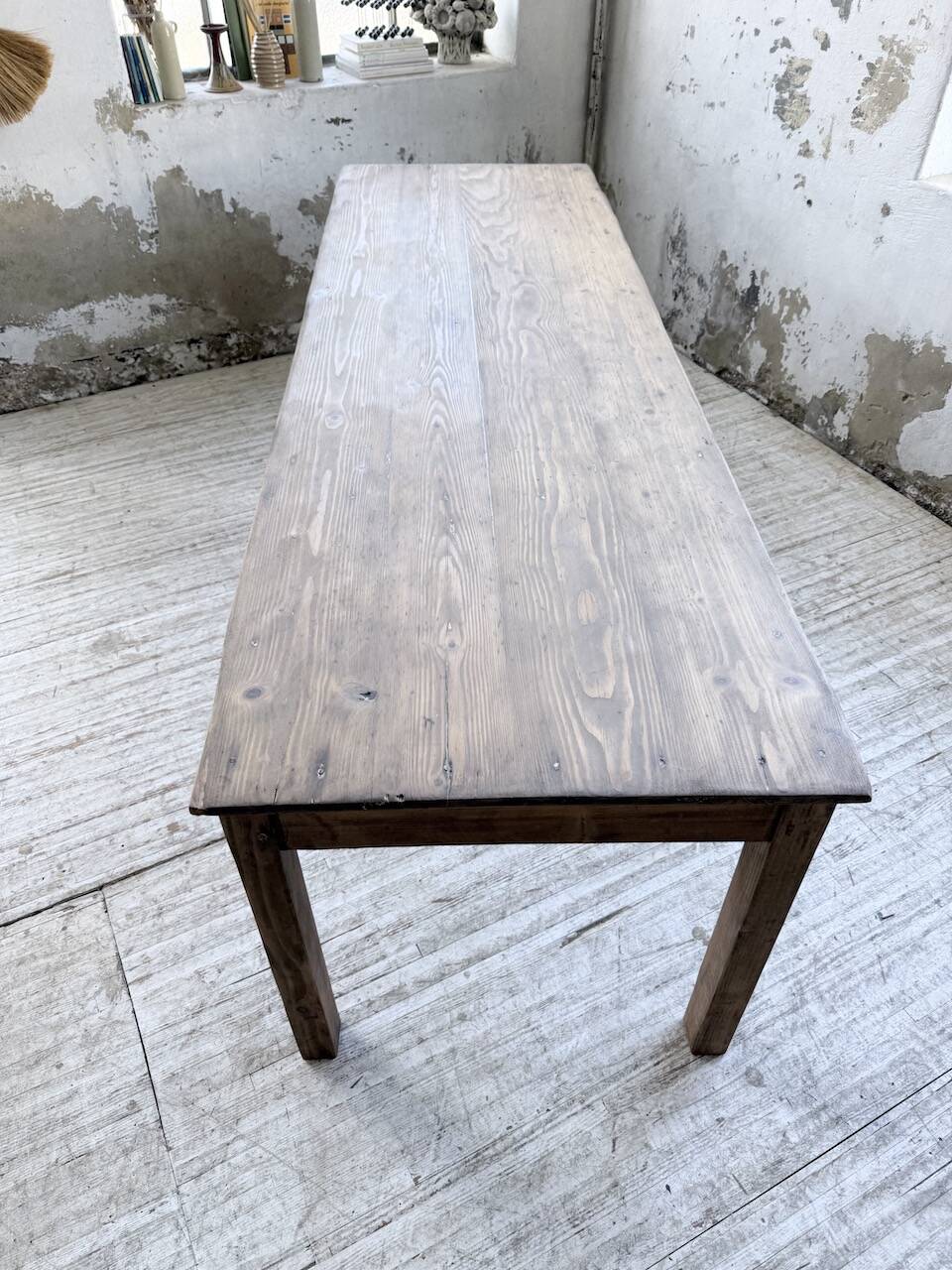 Farm table in pine 1950 250cm