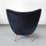 Sculptural armchair of Melchiorre Bega of 1955