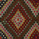 Anatolian handmade kilim rug 243 cm x 180 cm