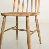 4 bistro chairs with solid wood bars